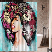 Lade das Bild in den Galerie-Viewer, African Girl Shower Curtain
