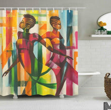 Lade das Bild in den Galerie-Viewer, African Girl Shower Curtain
