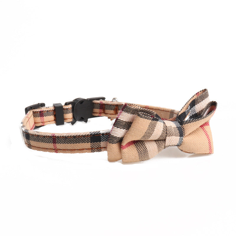 Pet bow collar