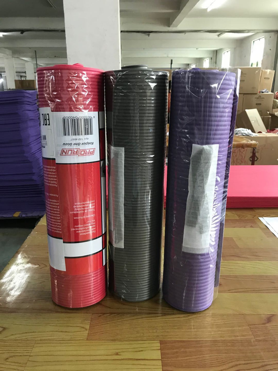 Striped Yoga Mat