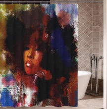 Lade das Bild in den Galerie-Viewer, African Girl Shower Curtain
