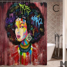 Lade das Bild in den Galerie-Viewer, African Girl Shower Curtain
