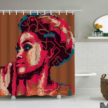 Lade das Bild in den Galerie-Viewer, African Girl Shower Curtain
