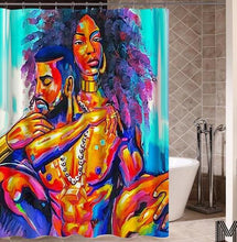 Lade das Bild in den Galerie-Viewer, African Girl Shower Curtain
