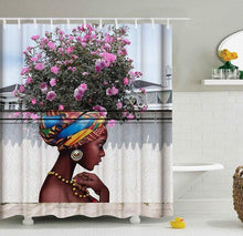 Lade das Bild in den Galerie-Viewer, African Girl Shower Curtain
