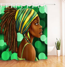 Lade das Bild in den Galerie-Viewer, African Girl Shower Curtain
