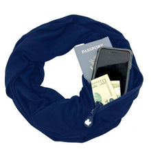 Lade das Bild in den Galerie-Viewer, Scarf with Storage Zipper
