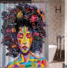 Lade das Bild in den Galerie-Viewer, African Girl Shower Curtain
